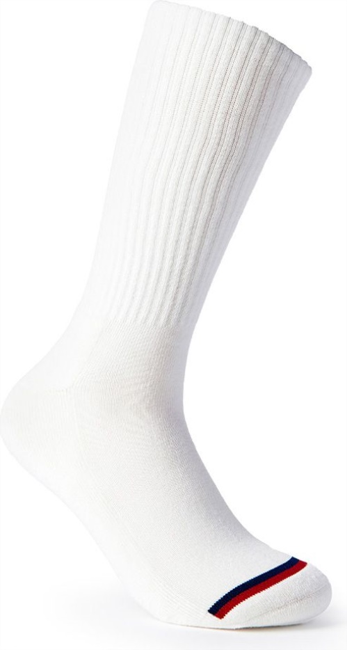 2pk Crew Sokken Wit Keds