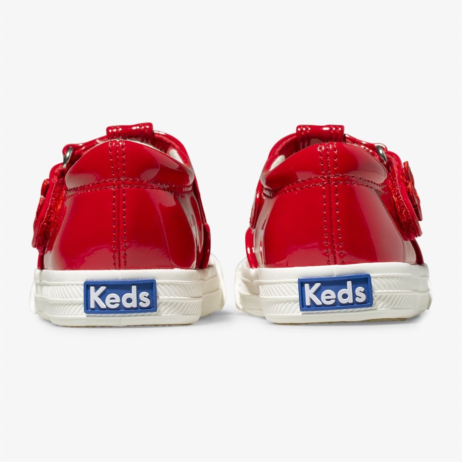 Daphne Patent-sneaker Voor Grote Kinderen Rood Keds