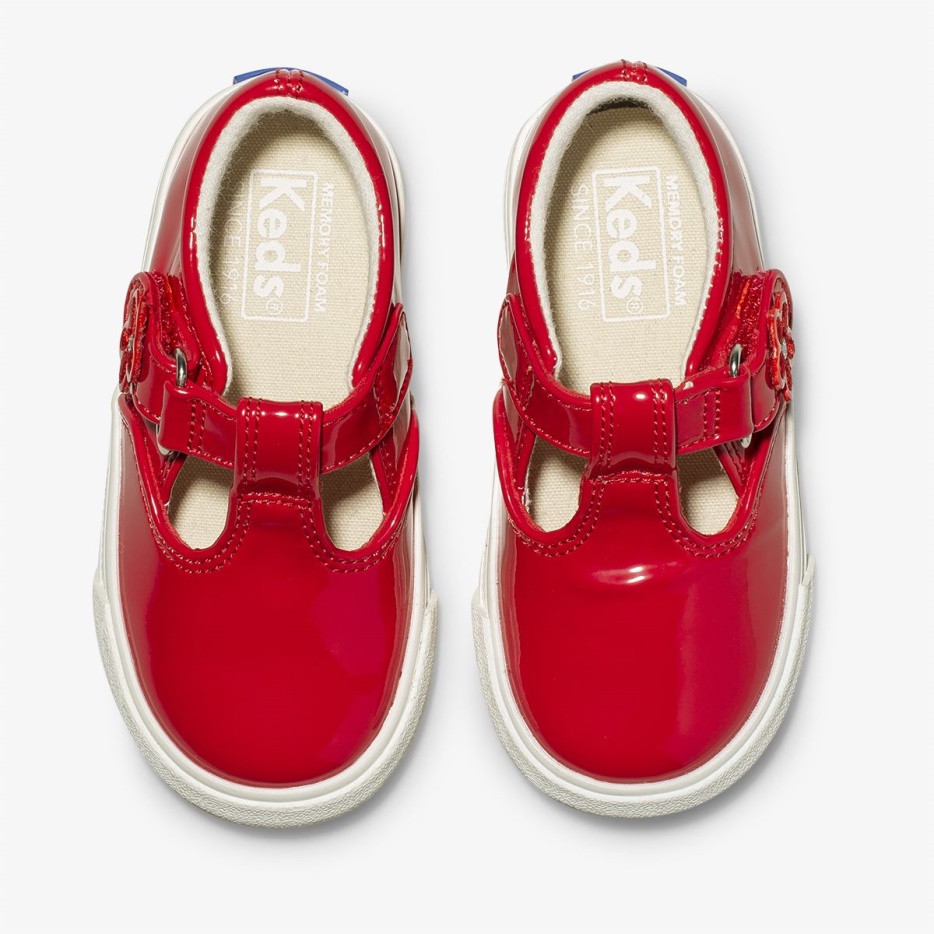 Daphne Patent-sneaker Voor Grote Kinderen Rood Keds