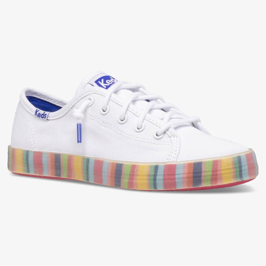 Big Kid's Kickstart Seizoensgebonden Wit/multi Keds