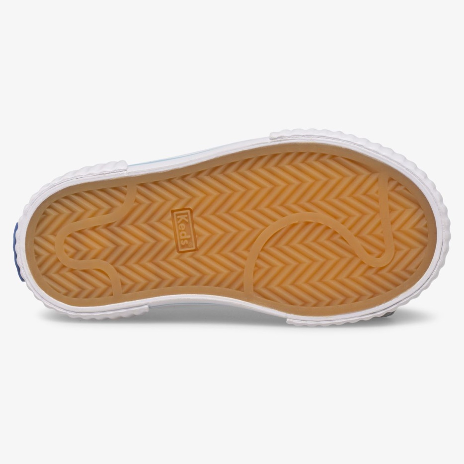 Grote Kid's Topkick Slip On Jr Wasbaar Leer Wit Keds