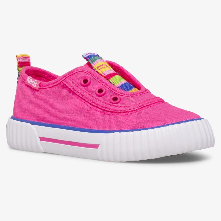 Grote Kid's Topkick Wasbare Slip-on Jr Roze Keds