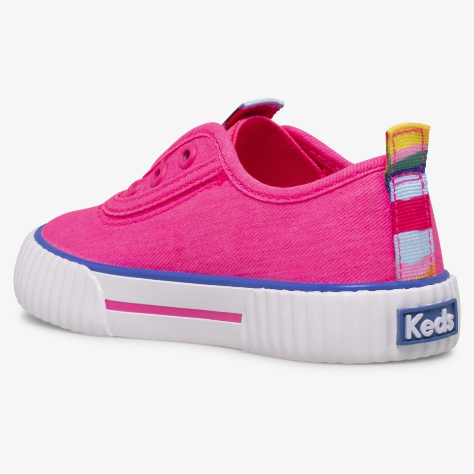 Grote Kid's Topkick Wasbare Slip-on Jr Roze Keds
