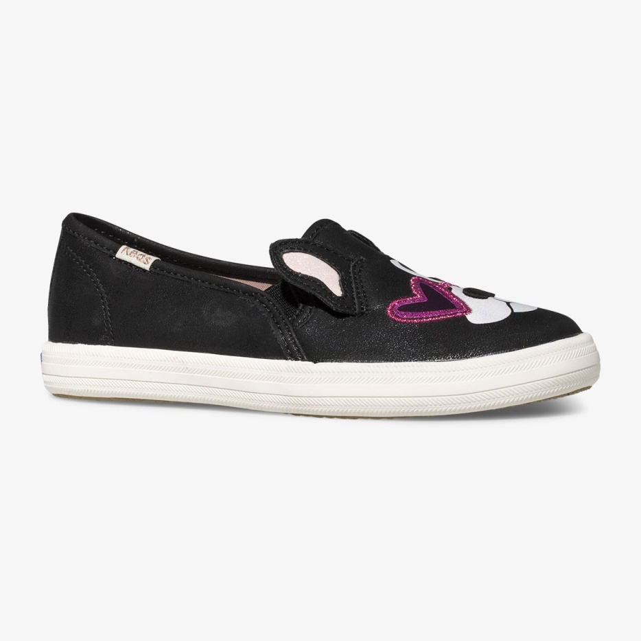 Big Kid's X Kate Spade New York Dubbeldekker Francois Black Keds