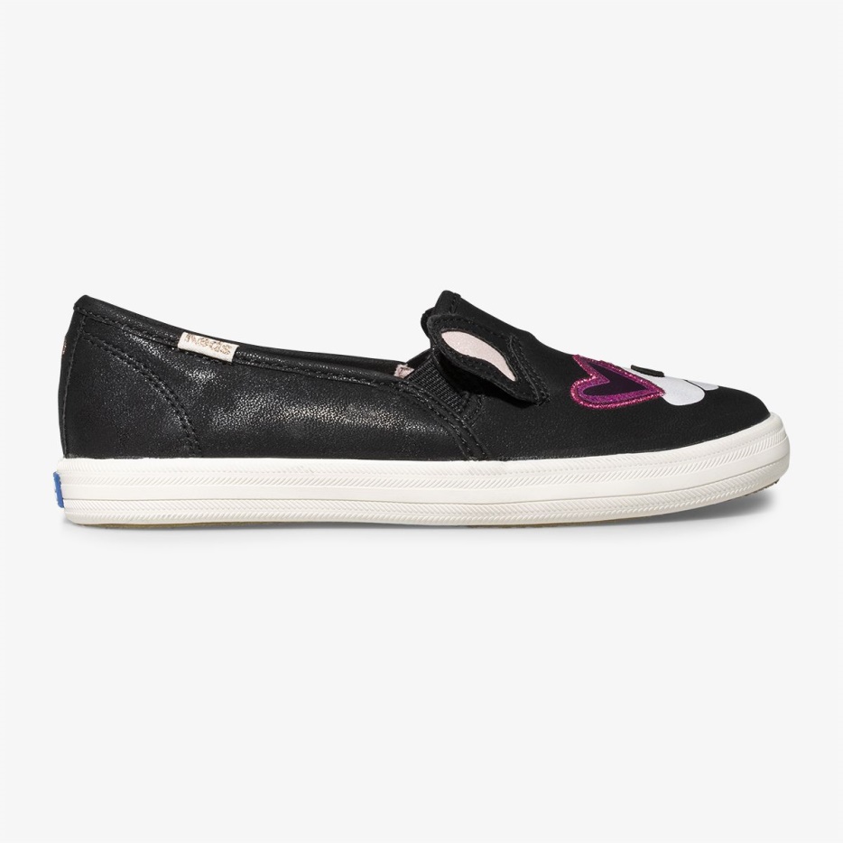Big Kid's X Kate Spade New York Dubbeldekker Francois Black Keds