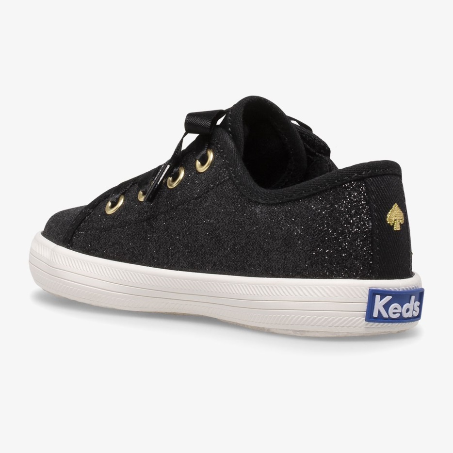 Big Kid's X Kate Spade New York Kickstart Jr Script Black Keds