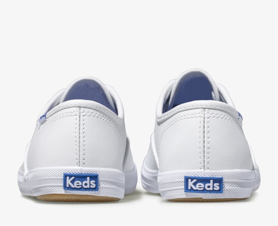 Keds Big Kid's Champion Cvo Sneaker Leer Wit Leer