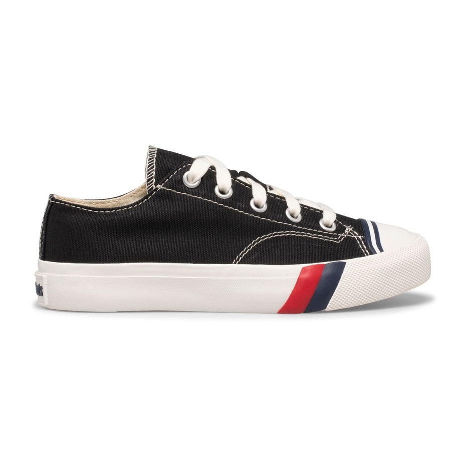 Keds Big Kid's Royal Lo Zwart