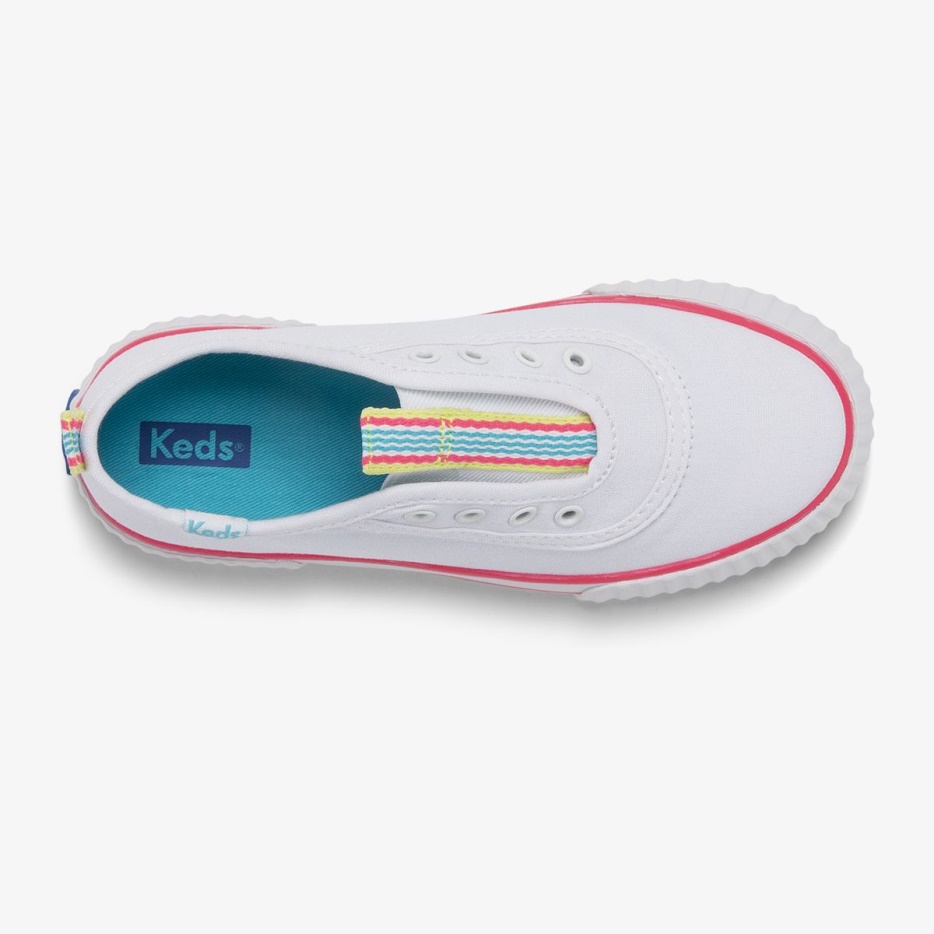 Keds Big Kid's Topkick Wasbare Instapper Wit