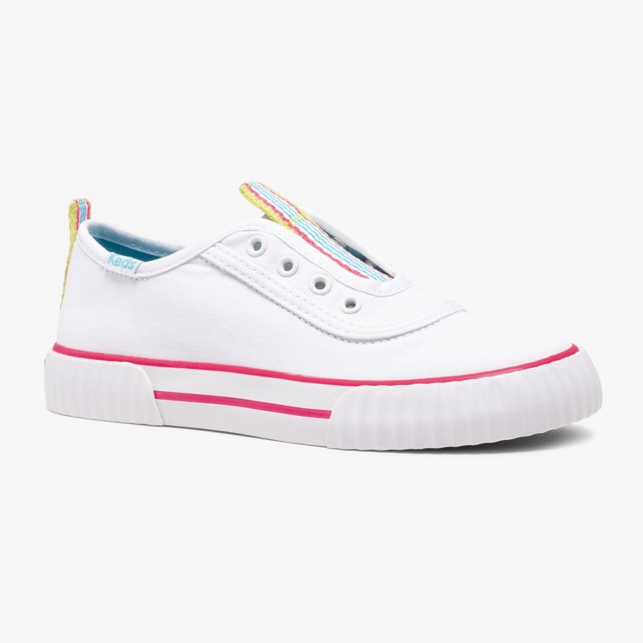 Keds Big Kid's Topkick Wasbare Instapper Wit