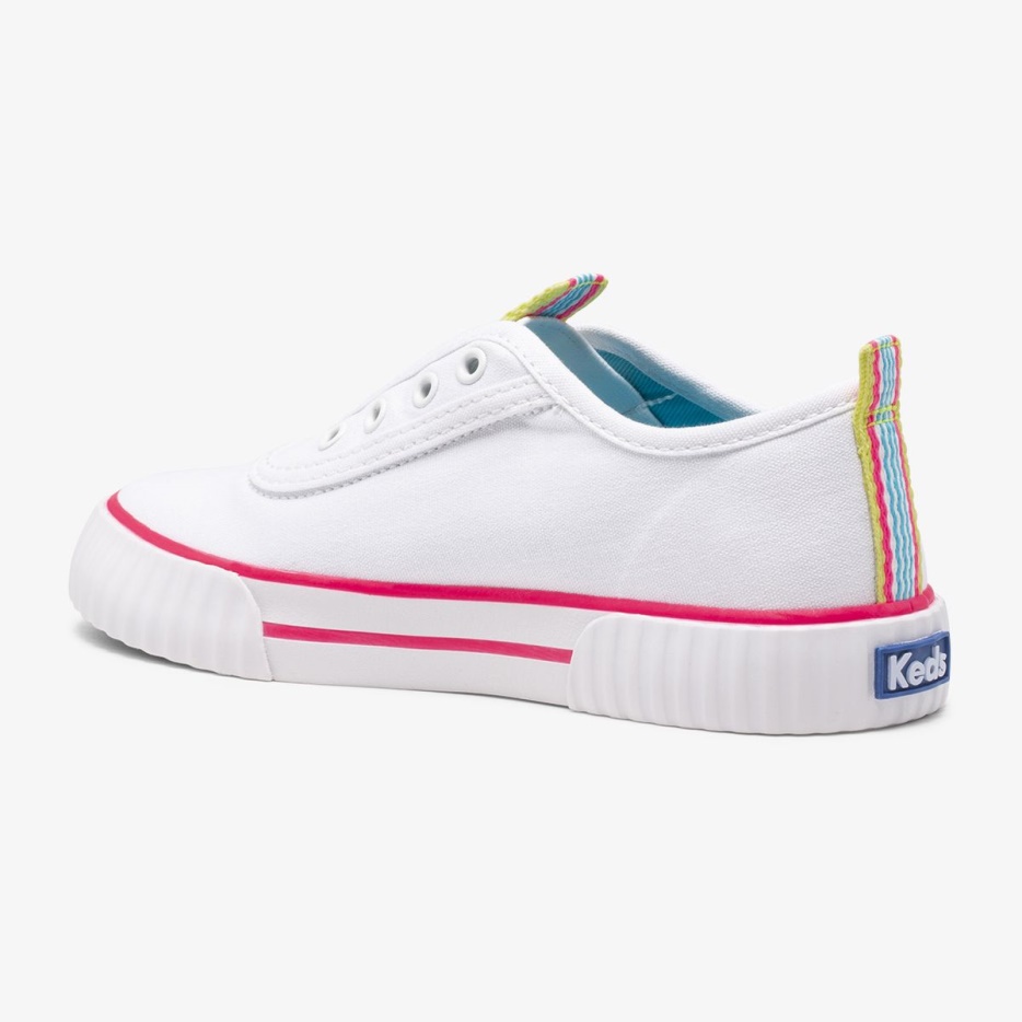 Keds Big Kid's Topkick Wasbare Instapper Wit