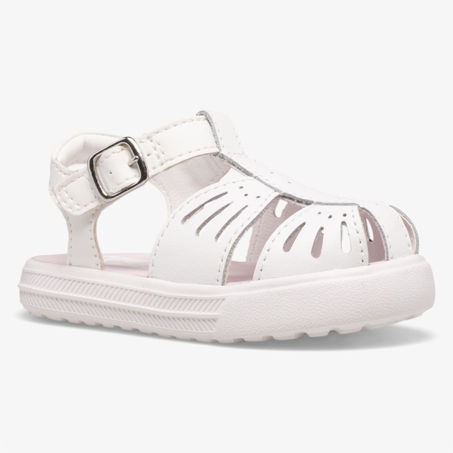 Keds Little Kid's Daphne Vlinder Leer Wit