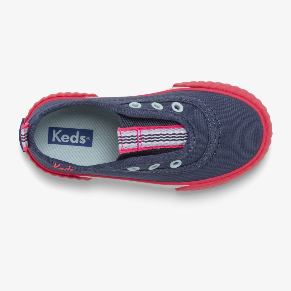 Keds Little Kid's Topkick Wasbare Slip-on Jr Indigo