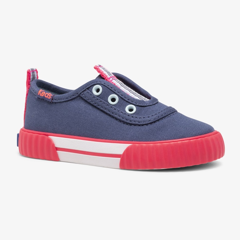 Keds Little Kid's Topkick Wasbare Slip-on Jr Indigo