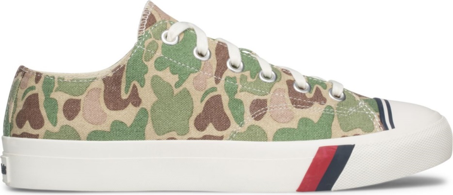 Keds Royal Lo Camo Olijf