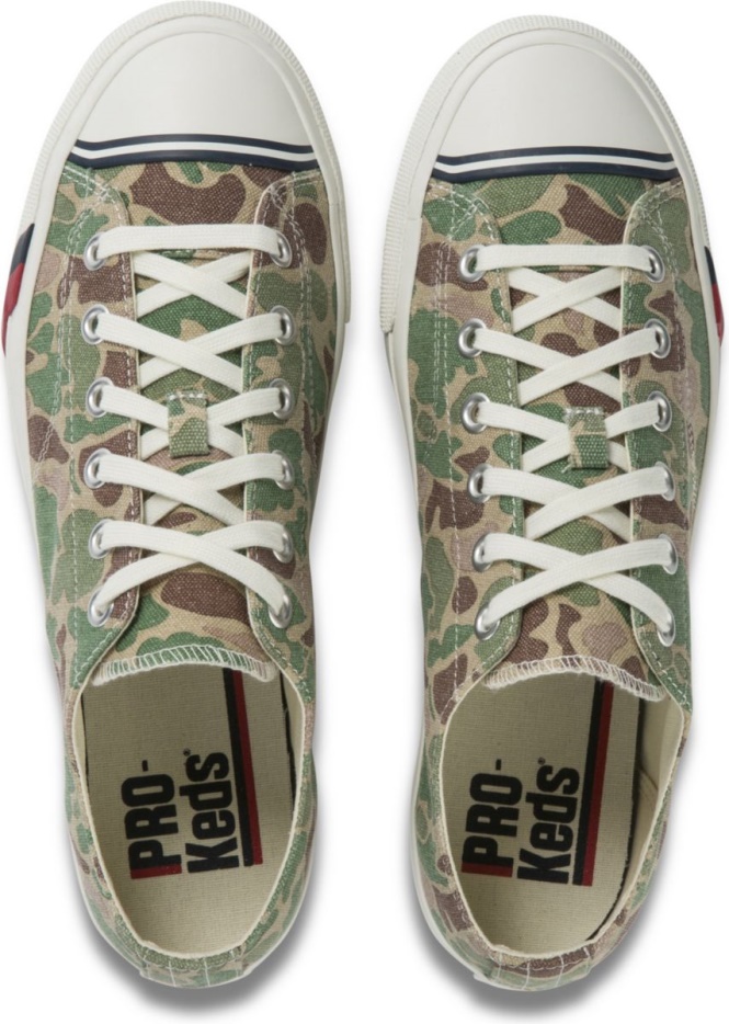 Keds Royal Lo Camo Olijf