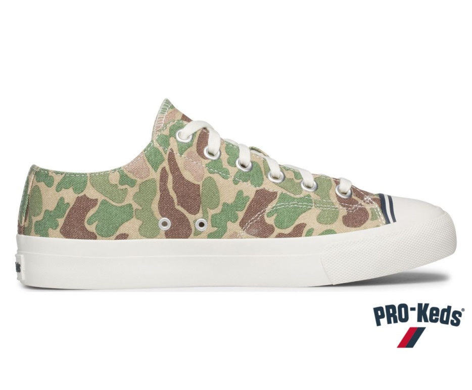 Keds Royal Lo Camo Olijf