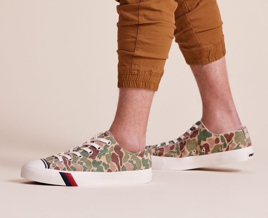 Keds Royal Lo Camo Olijf