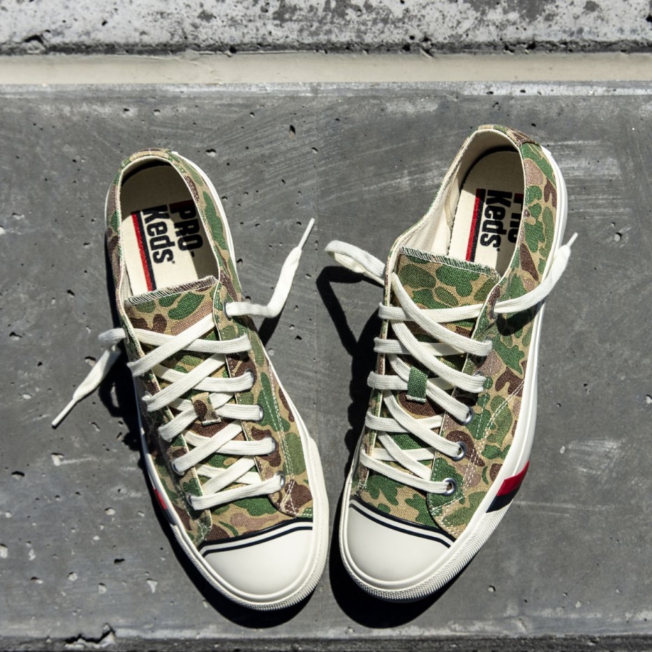 Keds Royal Lo Camo Olijf