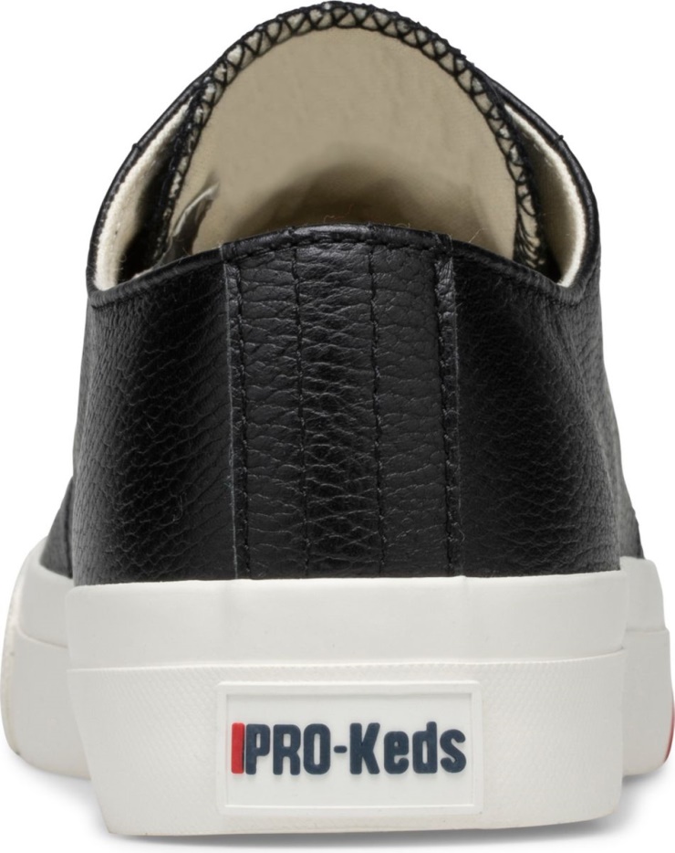 Keds Unisex Royal Lo Klassiek Leer Zwart