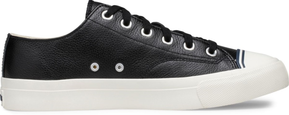 Keds Unisex Royal Lo Klassiek Leer Zwart