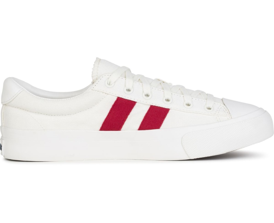 Keds Unisex Royal Plus Canvas Wit Rood