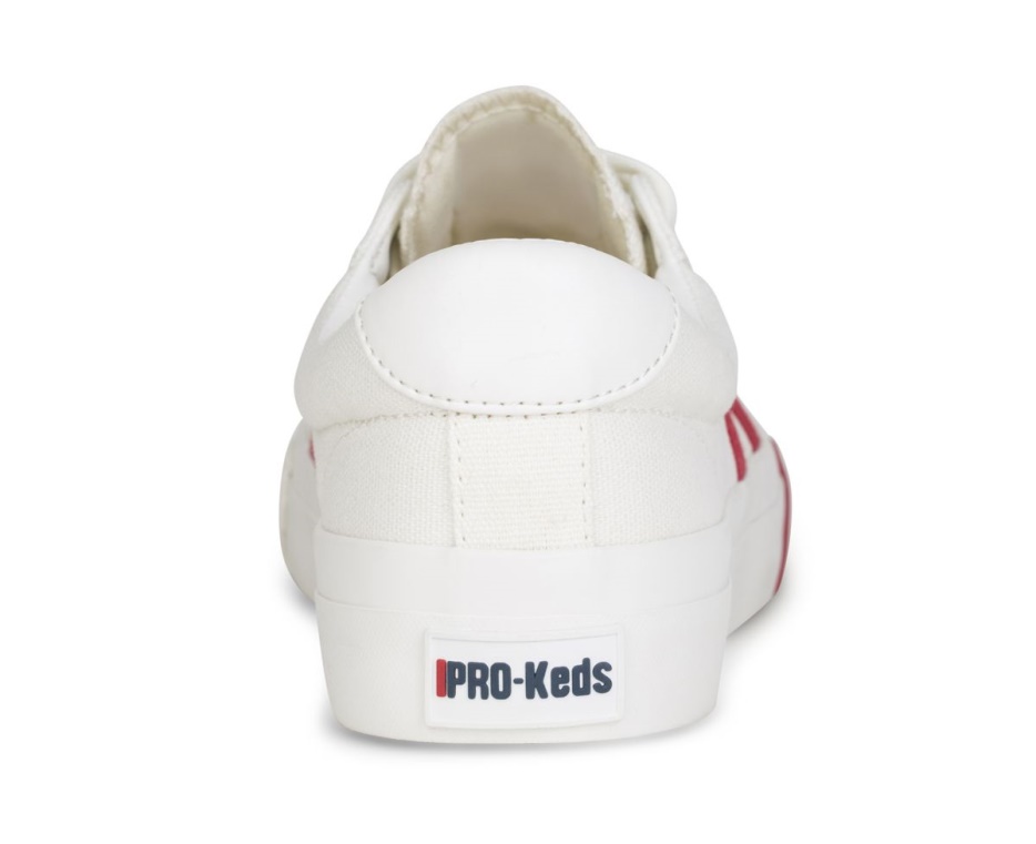 Keds Unisex Royal Plus Canvas Wit Rood