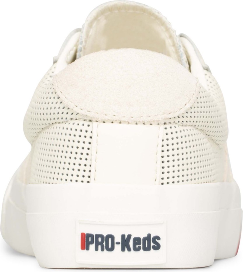 Keds Unisex Royal Plus Geperforeerd Leer Crème