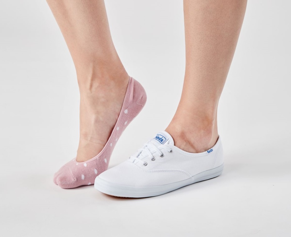 Keds Dames 5 Pk Extra Laag Uitgesneden Voering Sokken Grijs Asst