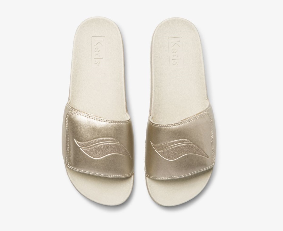 Keds Dames Bliss V Sandaal Champagne Metallic