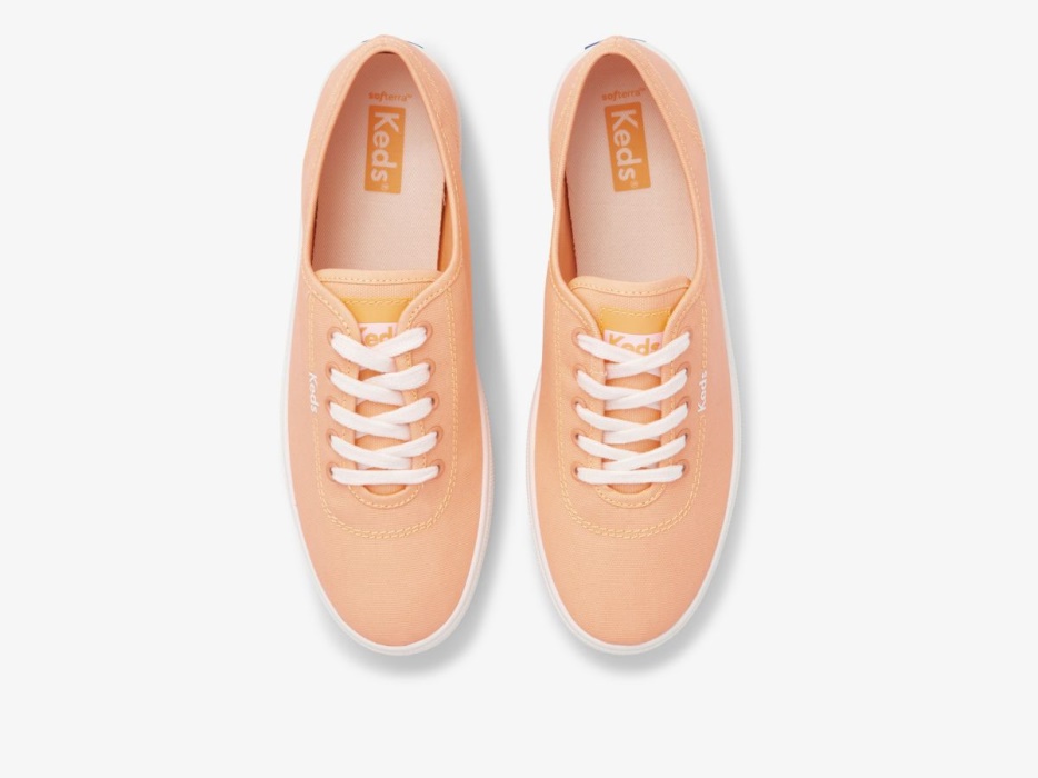 Keds Dames Breezie Canvas Neon Neon Koraal