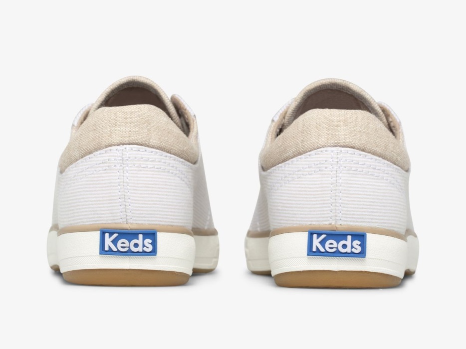 Keds Damescentrum Ii Chambray Streep Beige