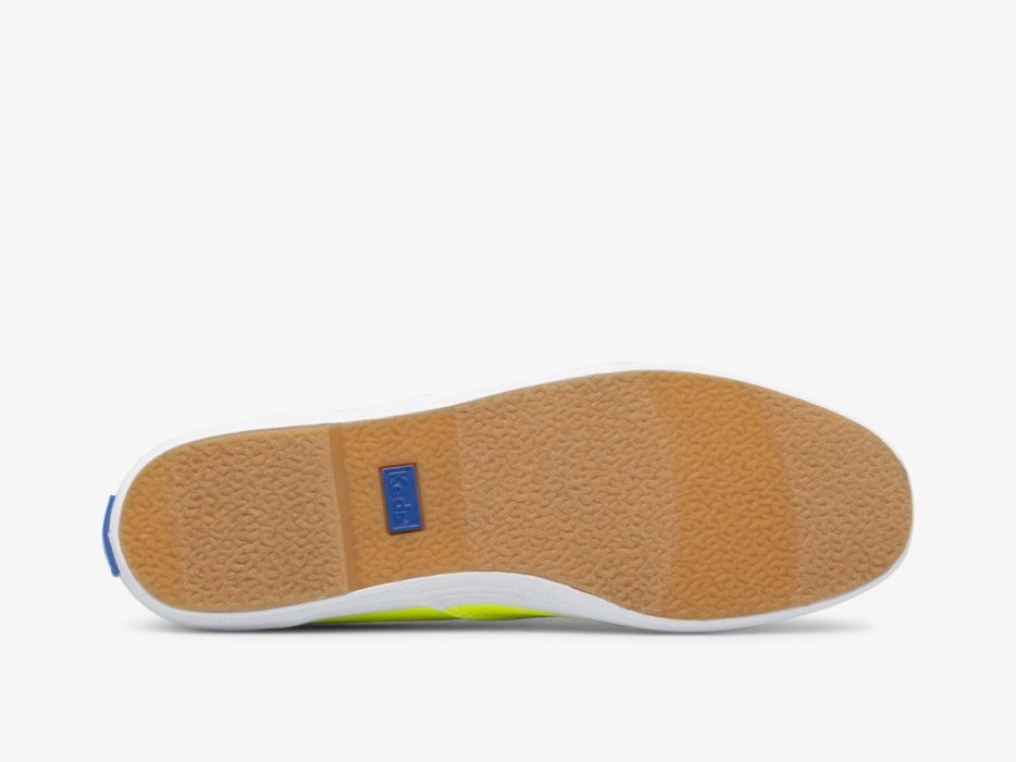 Keds Dameskampioen Canvas Neon Wasbaar Neon Geel
