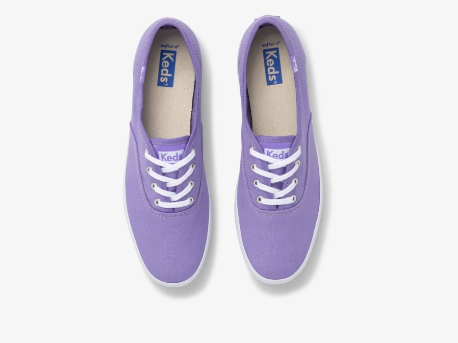 Keds Kampioen Dames Feat. Biologisch Katoen Paars