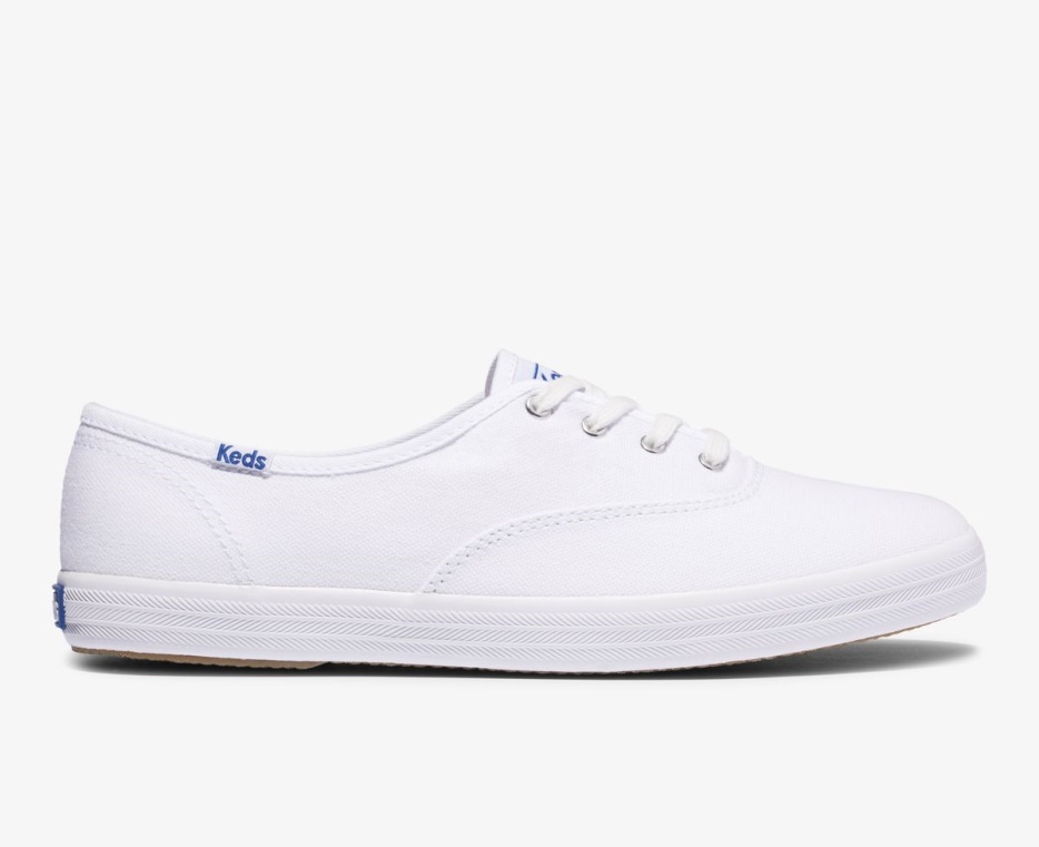 Keds Kampioen Dames Feat. Biologisch Katoen Wit