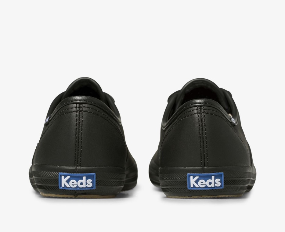Keds Dameskampioen Originals Leer Zwart