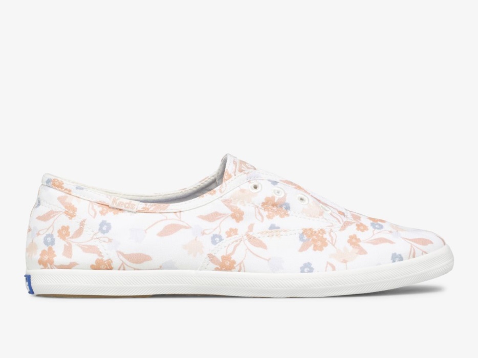 Keds Dames Chillax Femme Bloemen Twill Wit Multi
