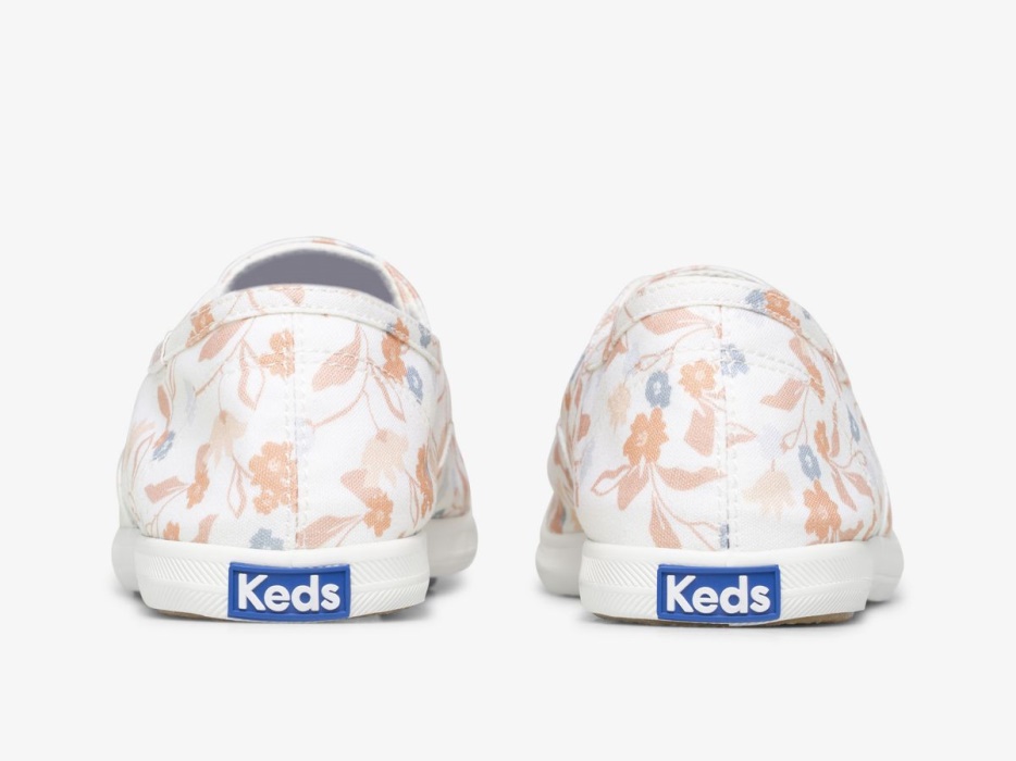Keds Dames Chillax Femme Bloemen Twill Wit Multi