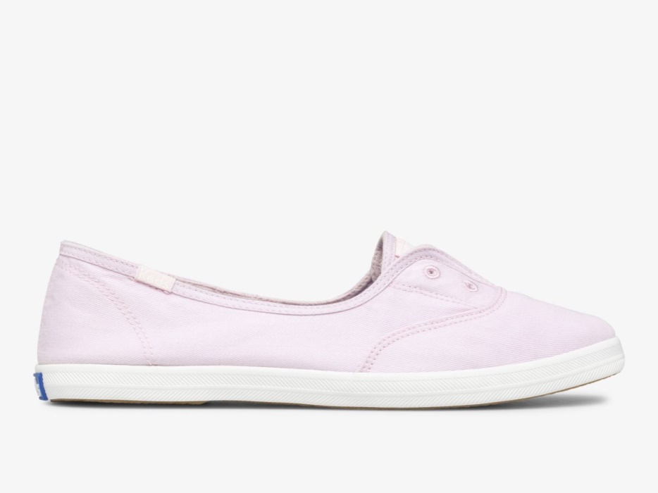 Keds Chillax Mini Twill Dames Wasbaar Lichtroze