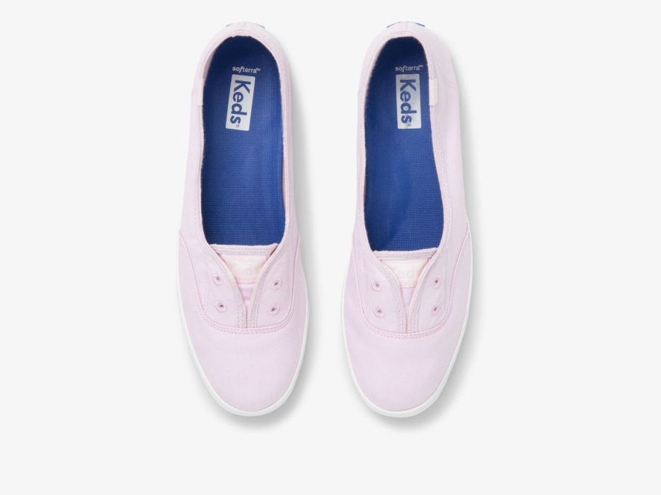 Keds Chillax Mini Twill Dames Wasbaar Lichtroze