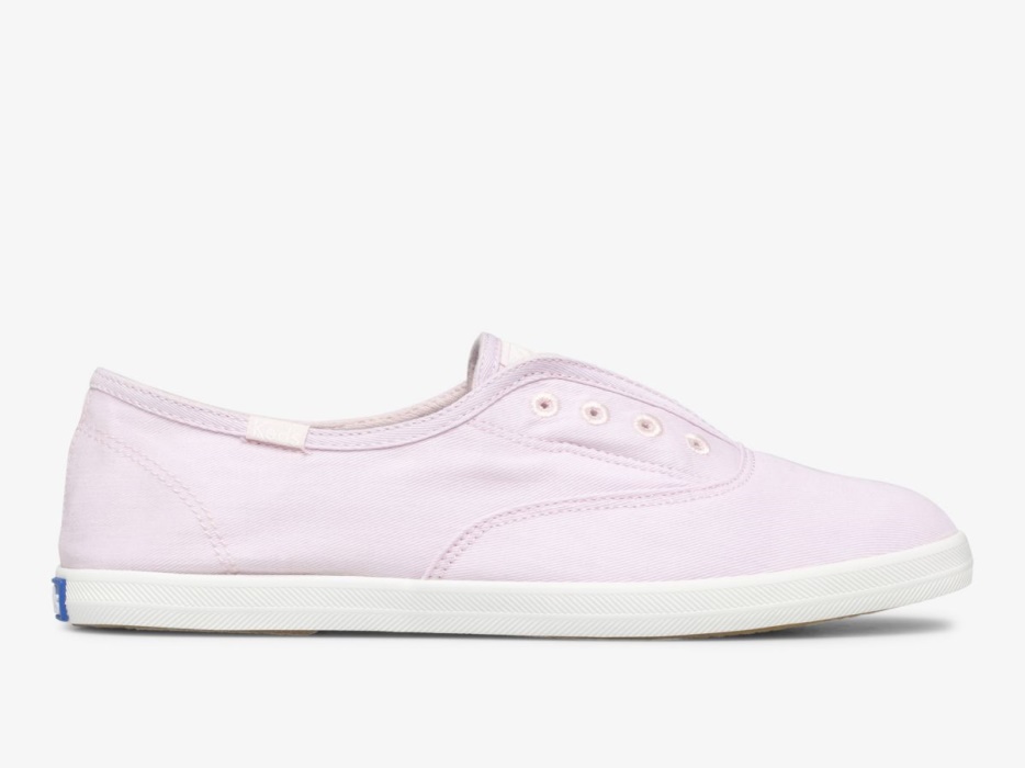 Keds Chillax Twill Dames Wasbaar Lichtroze