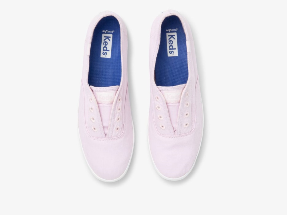Keds Chillax Twill Dames Wasbaar Lichtroze