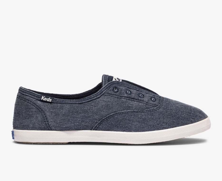 Keds Dames Chillax Wasbaar Feat. Biologisch Katoen Marine