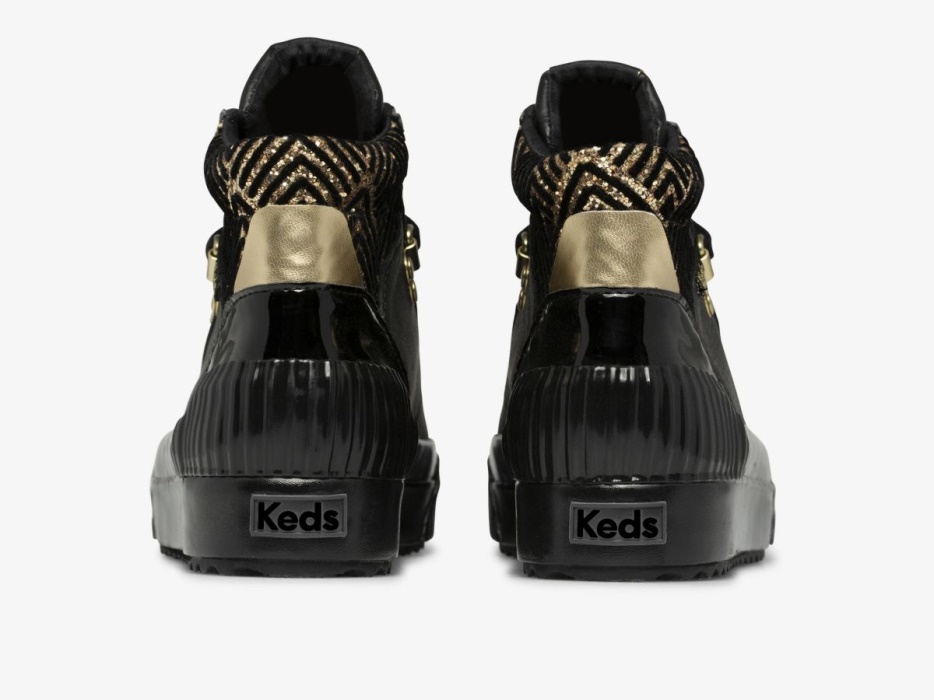 Keds Dames Demi Mid Trx Dazzle Black