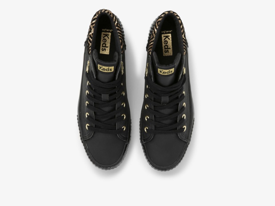 Keds Dames Demi Mid Trx Dazzle Black