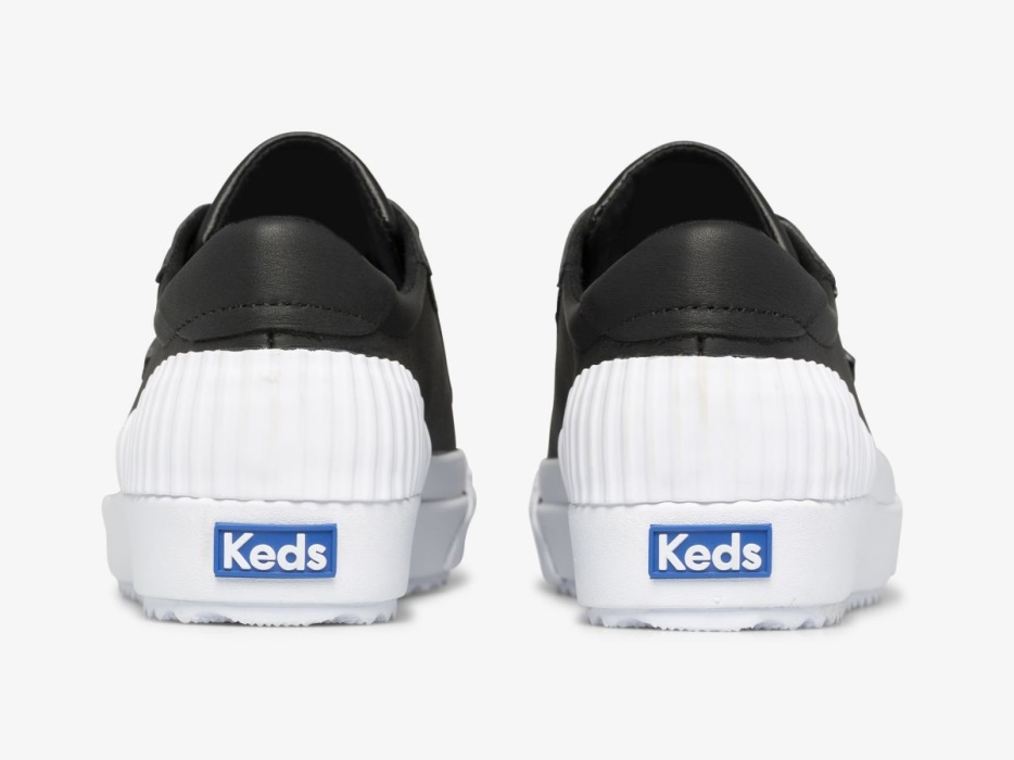Keds Dames Demi Trx Leer Zwart