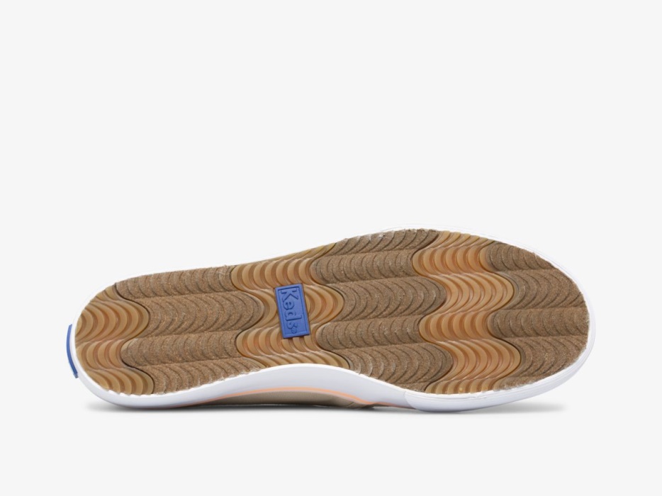 Keds Dubbeldekker Canvas Dames Wasbaar Beige