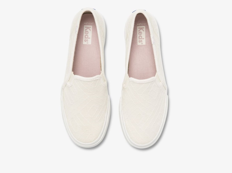 Keds Dames Dubbeldekker Geo Jersey Crème