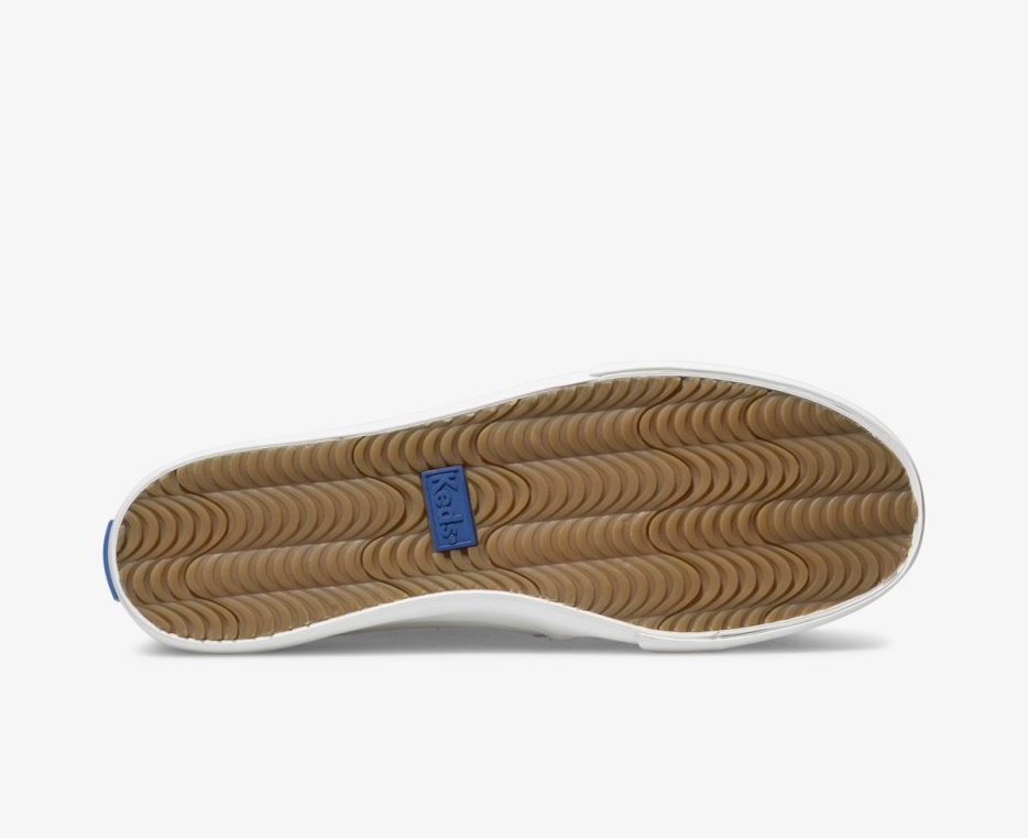 Keds Dames Dubbeldekker Leer Wit