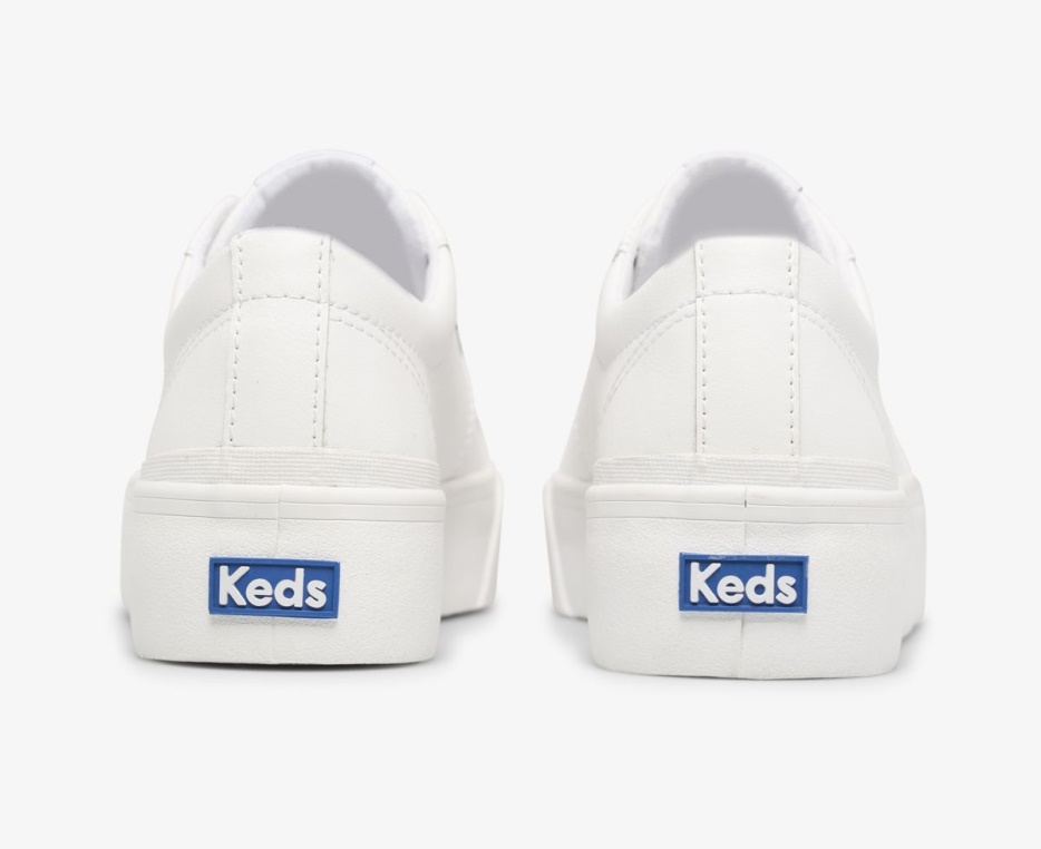 Keds Dames Jump Kick Duo Leer Wit
